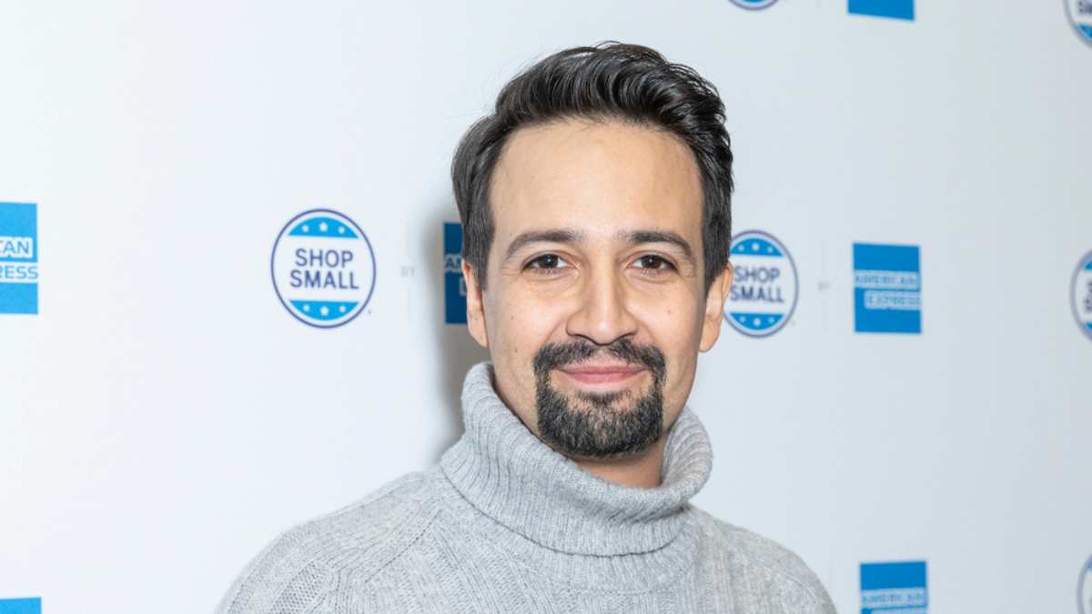 New York, NY - November 30, 2019: Lin-Manuel Miranda attends American Express interactive Main Street shop celebrating 10th annual small business Saturday at 632 Broadway