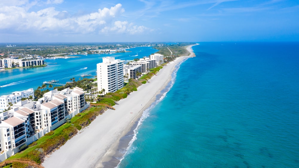 Best Beaches Surrounding Orlando via Alamodrones Shutterstock