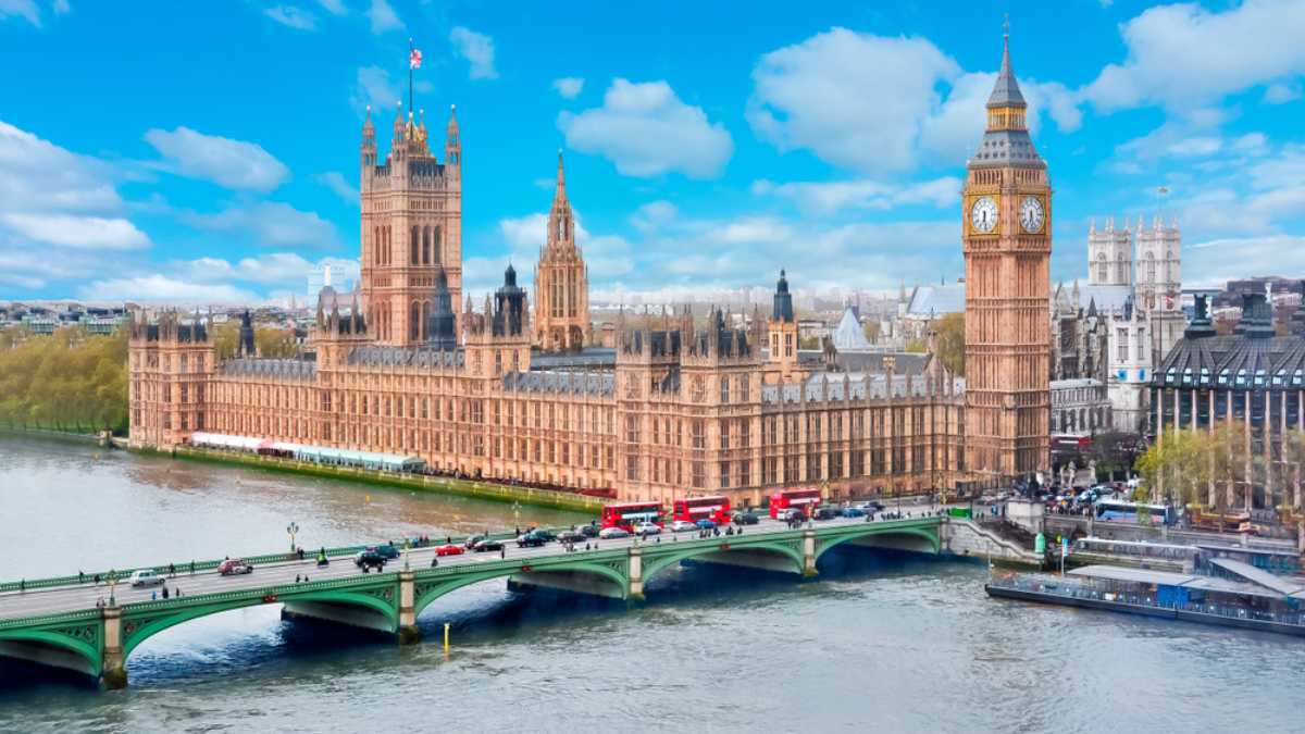 Westminster palace (Houses of Parliament) and Big Ben, London, UK