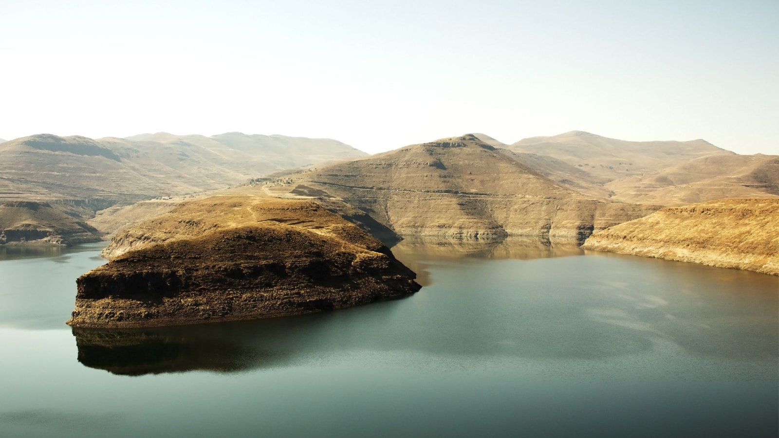 Panoramic view in Lesotho