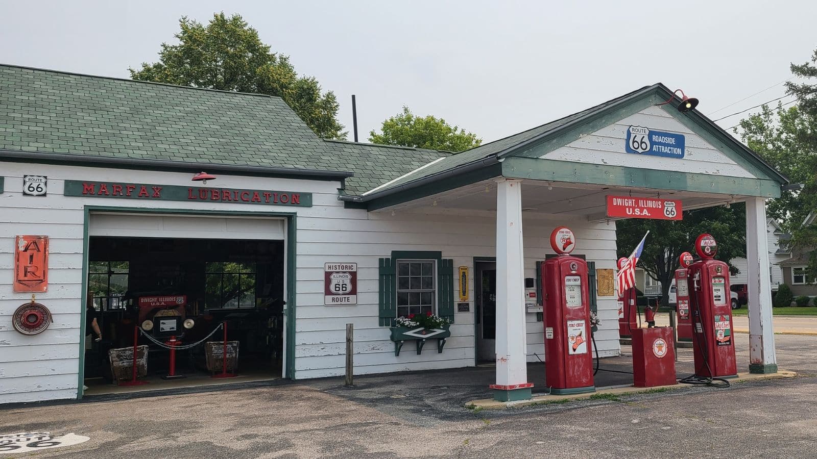 gas station exterior